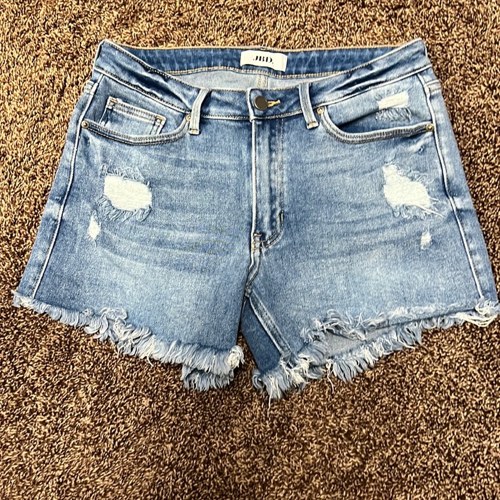 JBD (Just Black Denim) Frayed Shorts